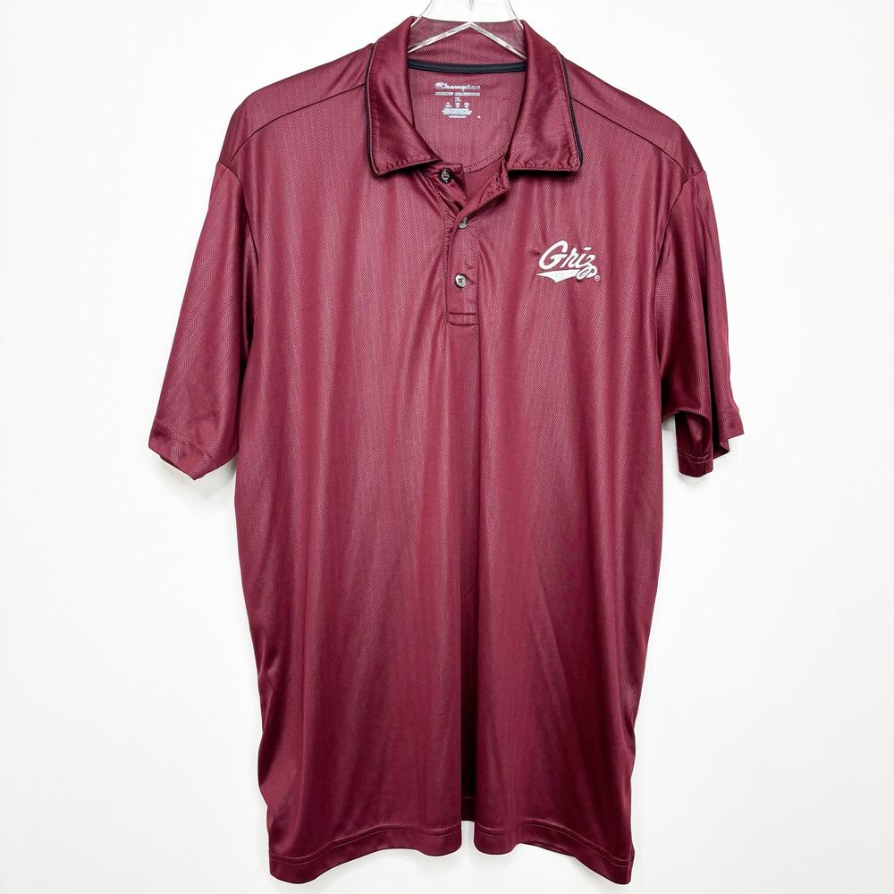 Champion Montana Grizzlies Griz Polo Shirt XL